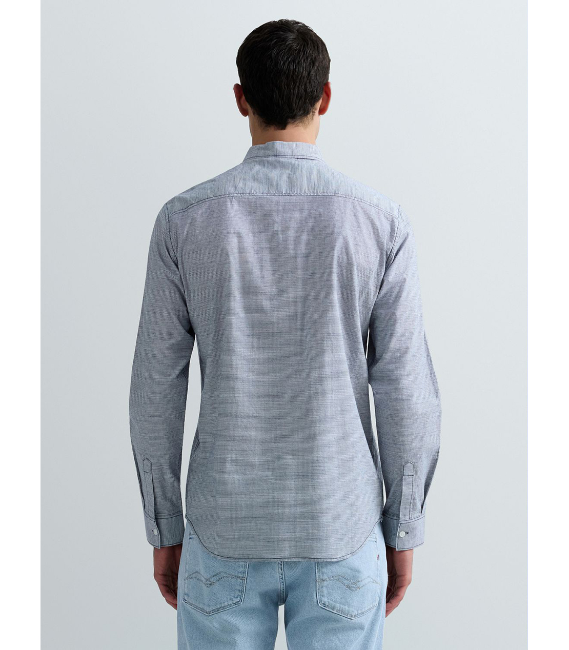 コットンドビーシャツ 詳細画像 ブルーホワイト 3